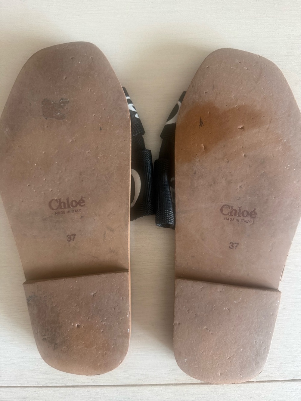 Chloé Woody Black Slide Sandals - Picture 4 of 5